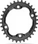 AbsoluteBlack Narrow Wide 96BCD Oval Chainring for Shimano 12S Drivetrains Black