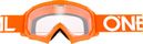 Masque Enfant Oneal B-10 Solid Orange Ecran Transparent