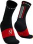 Chaussettes Compressport Ultra Trail Socks V2.0 Hight Noir/Rouge 