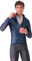 Windbreaker Jacket Men Castelli Aria Shell Blue