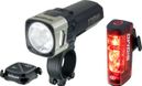 Sigma Link AURA 170 HB / HIRO 50 Schwarz – Paar Front- und Rückleuchten