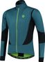 Veste Velo Hiver Rogelli Brave - Homme - Bleu/Noir/Lime