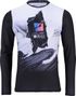 Maglia a manica lunga Kenny Evo Pro da bambino nero/bianco
