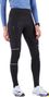 Damen Running Leggings Kiprun Warm Rain Schwarz