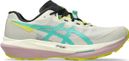Asics FujiSpeed 4 Beige/Green/Rose Unisex Trail Shoes