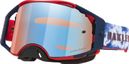 Masque VTT Oakley Airbrake MX Maxime Renault Matte Navy/Prizm MX Sapphire Iridium/Ref : OO7046-H9