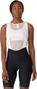 Rapha Core korte fietsbroek met bretels voor dames, zwart/wit