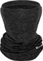 Cagoule Hiver Echarpe Cou Polaire Chaude Elastique Noir/Gris
