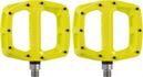 Pair of DMR V12 Flat Pedals Yellow