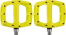 DMR V12 Flat Pedal Paar Gelb