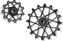 Par de piñones de desviador Garbaruk para Shimano 11v Negro