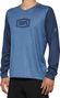 Maillot Manches Longues 100% Airmatic Slate Bleu 