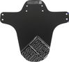 Rockshox MTB Distressed Logo Print Front Mudguard Black White