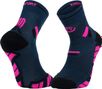 Chaussettes BV Sport Trail Ultra Mid Bleu/Rose