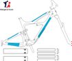 Ytwo CoatUp VBR300 E-Bike Frame Protection Kit 8 pcs - Clear / Matt
