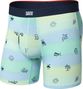Boxers Saxx Vibe Xtra Soft Comfort Brief Fly azul/verde para hombre