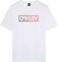 Oakley Dual B1B Logo Kurzarm-T-Shirt für Herren, weiß