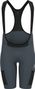 Odlo Zeroweight Grey Bib shorts with suspenders and cargo pockets
