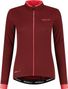 Veste Velo Hiver Rogelli Essential - Femme - Bordeaux/Corail