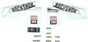 Kit de adhesivos Rockshox Boxxer 26/27,5'' Blanco / Negro