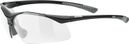 uvex sportstyle 223 black grey / clear
