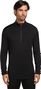 Baselayer 1/2 zip Icebreaker Merino 260 Tech Noir Homme