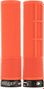 Paar Grips DMR DeathGrip Flangeless Thin Orange Gum