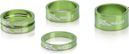 XLC AS-A02 Headset Spacer Set 1''1/8 3x5 mm Groen