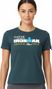 Ironman France Blue Turquoise Women's Short Sleeve T-Shirt