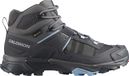 Salomon X Ultra 5 Mid GTX Wanderschuhe, grau/blau, für Damen
