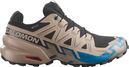 Chaussures Trail Salomon Speedcross 6 GTX Noir/Beige/Bleu Homme
