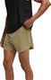 Pantaloncini slip Hoka Glide 5in kaki da uomo