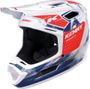 Fullface-Helm Kenny Prolight Graphic Blood Weiß/Blau