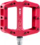  SB3 Kroma Pedale Piatto Composito Coppia Rosso