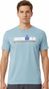 Ironman Barcelona Kurzarm T-Shirt Himmelblau Herren