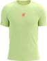 Men's green Compressport Trail Racing short sleeve jersey