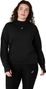 Maglia termica con cappuccio Asics Nagino Run Winter nera da donna