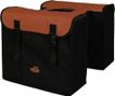 Greenlands Sacoche de vélo double 34 litres noir/rouge