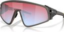 Lunettes Oakley Latch Panel Matte Grey Smoke / Prizm Snow Sapphire / Ref : OO9404-1235