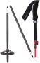 MSR DynaLock Ascent Carbon Stokken Zwart/Rood