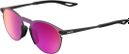 Lunettes 100% Legere Round Soft Tact Black Purple Mirror