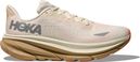 Chaussures Running Hoka Clifton 9 GTX Beige/Kaki Femme