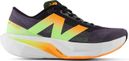 Chaussures Running New Balance FuelCell Rebel v4 Noir/Orange Femme