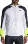 Veste imperméable réfléchissante Brooks Run Visible Blanc Jaune