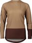 Poc MTB Pure Women's Long Sleeve Jersey Dark Brown/Light