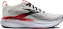 Brooks Adrenaline GTS 25 Running Shoes, White/Red, Men's