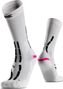 X-Socks Trail Anatomix Crew Socks, White/Black