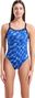 Maillot de Bain Arena Wave Dos Challenge Bleu Femme