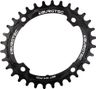 Burgtec Chainring Oval Thick Thin BCD 104 Black 