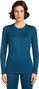 Camiseta interior mujer Icebreaker Merino 260 Tech Azul